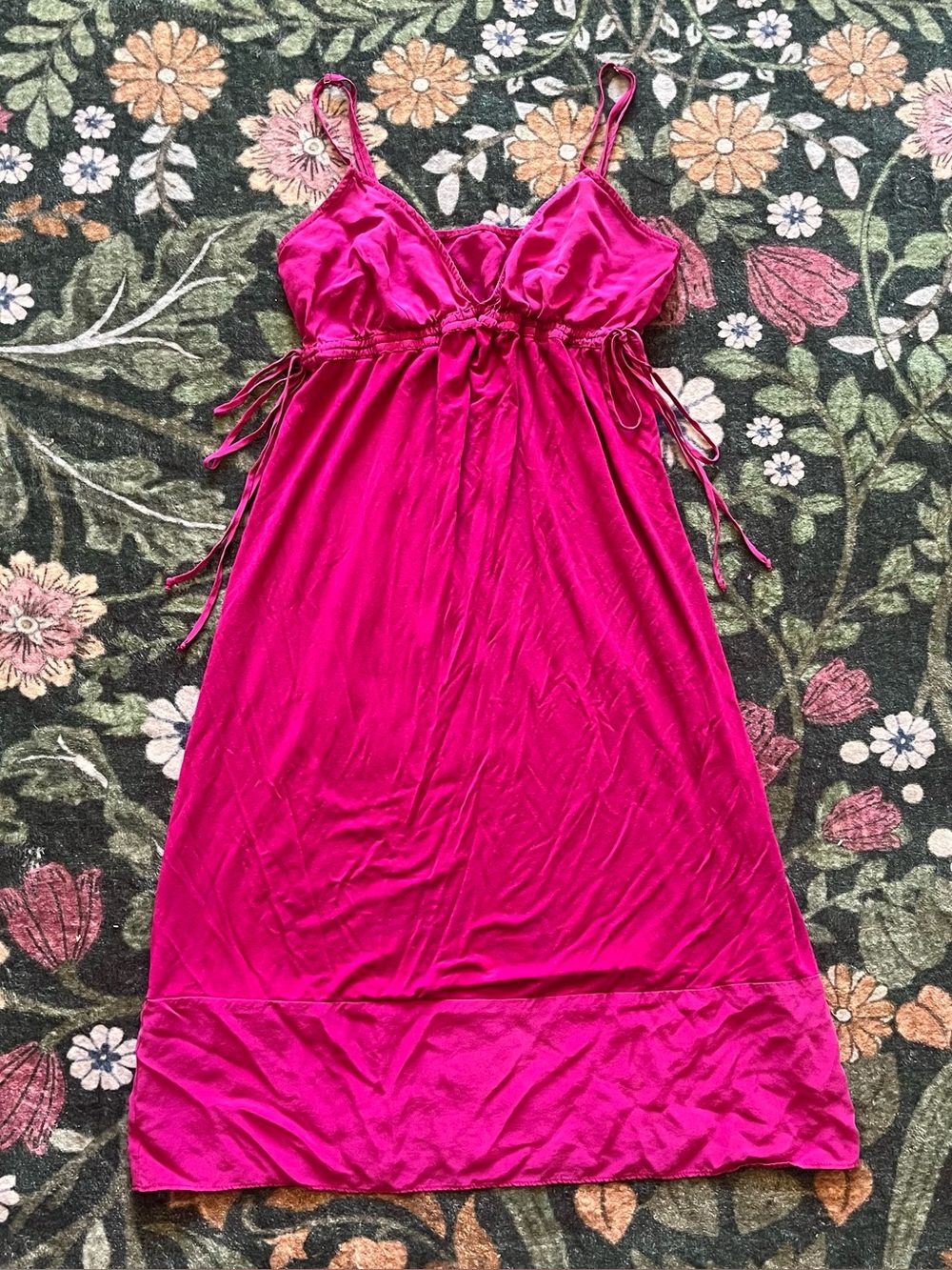 🐞 Adjustable Silk Blend Midi Dress 🐞